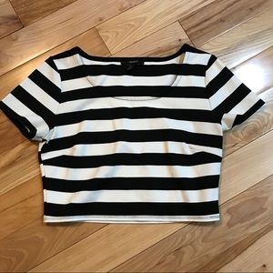 Forever 21 Striped Crop Top